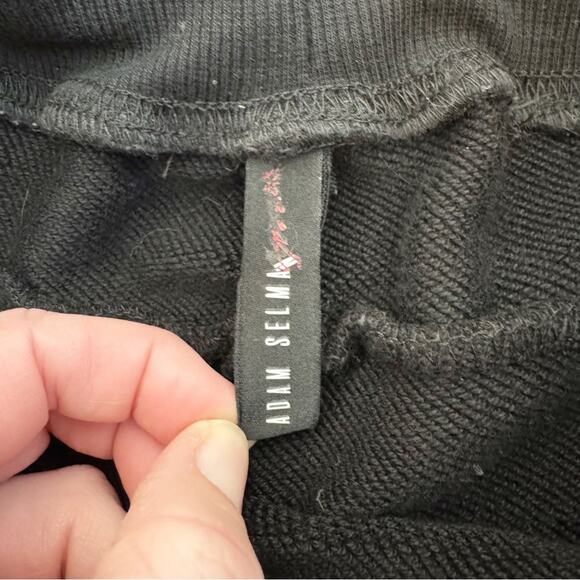 Adam Selma Sport Polka-dot High Rise Jogger Sweats Black Size S - Picture 12 of 16